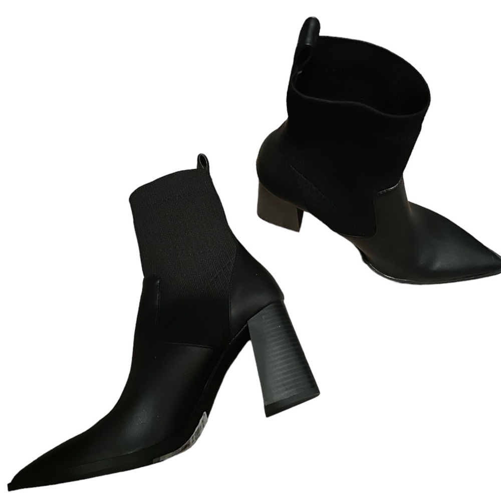 Black Booties-Open Edit-Size 8-Never worn